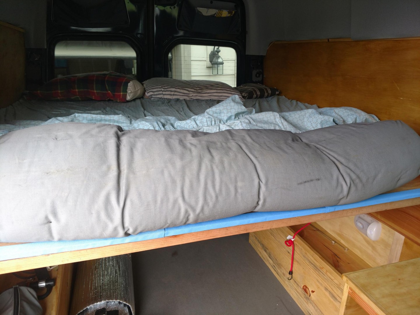 Sprinter Adventure Van Build Bed Platform Points Unknown