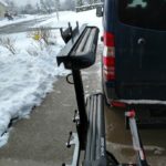 vertical ski rack