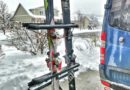 Vertical Ski (or snowboard) Carrying Hitch Rack
