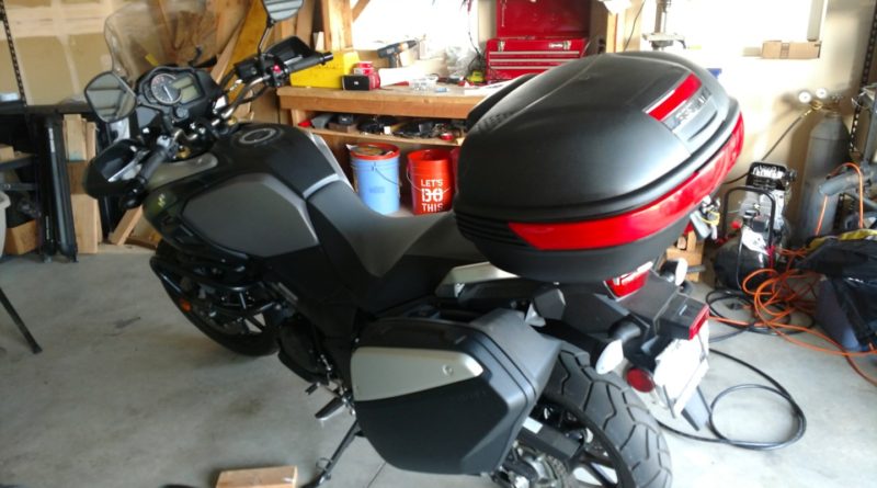 Suzuki Vstrom Top Box Luggage | Points Unknown