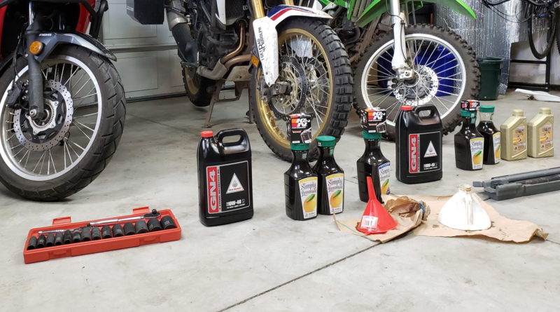 PointsUnknown - Motorcycle Oil Change