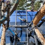 Points Unknown: Ladder mounted bike rack