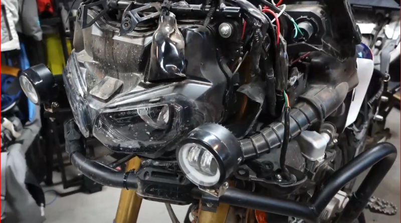 Points Unknown: Africa Twin Front Fairing and Headlight Shroud Removal